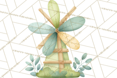 Woodland Nursery Clipart, Pastel Forest Animals PNG Product Image 5