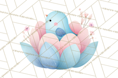 Woodland Nursery Clipart, Pastel Forest Animals PNG Product Image 2
