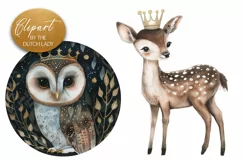 Regal Animals Clipart - 4 PNG Files Product Image 3