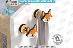 Woodland Wall Hooks Laser Cut Bundle | Children&#039;s Room Decor Product Image 2