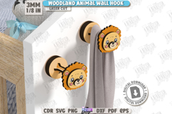 Woodland Wall Hooks Laser Cut Bundle | Children&#039;s Room Decor Product Image 8