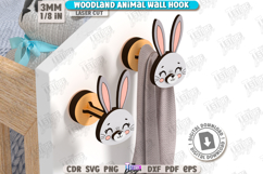 Woodland Wall Hooks Laser Cut Bundle | Children&#039;s Room Decor Product Image 11