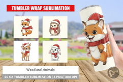 Woodland Animals Tumbler Product Image 1