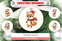 Woodland Animals Ornament Product Image 1