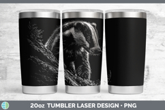 GorgeousWoodland Animals Laser 20oz Tumbler design.