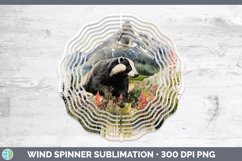 GorgeousWoodland Animals Wind Spinner design.