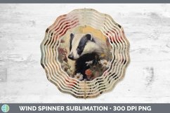 GorgeousWoodland Animals Wind Spinner design.