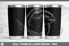 GorgeousWoodland Animals Laser 20oz Tumbler design.