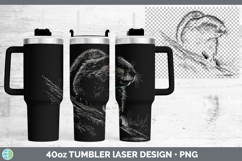 GorgeousWoodland Animals Laser 40oz Tumbler design.
