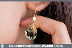 GorgeousWoodland Animals Teardrop Earrings design.