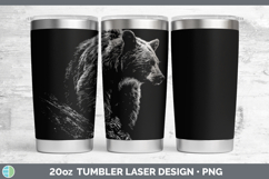 GorgeousWoodland Animals Laser 20oz Tumbler design.