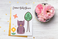 Color Woodland Animal, Forest Critter, Fox, Bear, Owl, Bunny Product Image 2