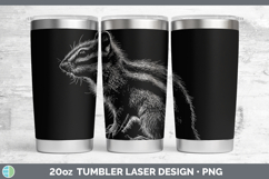 GorgeousWoodland Animals Laser 20oz Tumbler design.