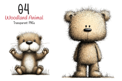 Woodland Animals Clipart Product Image 1