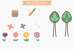 Color Woodland Animal, Forest Critter, Fox, Bear, Owl, Bunny Product Image 5