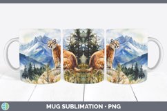 GorgeousWoodland Animals Mug Wrap design.