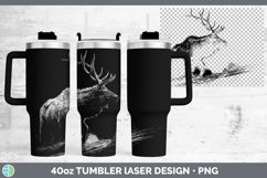 GorgeousWoodland Animals Laser 40oz Tumbler design.