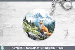 GorgeousWoodland Animals Keychain design.