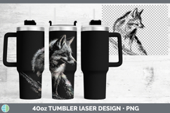 GorgeousWoodland Animals Laser 40oz Tumbler design.