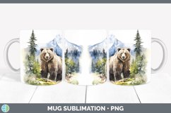 GorgeousWoodland Animals Mug Wrap design.