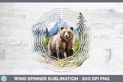 GorgeousWoodland Animals Wind Spinner design.