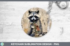 GorgeousWoodland Animals Keychain design.