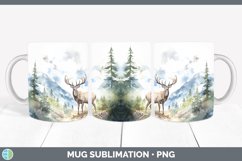 GorgeousWoodland Animals Mug Wrap design.
