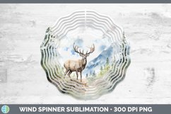 GorgeousWoodland Animals Wind Spinner design.