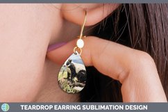 GorgeousWoodland Animals Teardrop Earrings design.