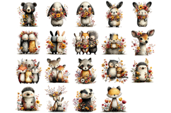 Woodland Animals Spring Sublimation Product Image 2