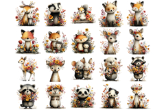 Woodland Animals Spring Sublimation Product Image 3