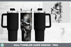 GorgeousWoodland Animals Laser 40oz Tumbler design.