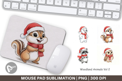 Woodland Animals Mouse Pad Product Image 1