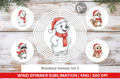 Woodland Animals Wind Spinner Product Image 1