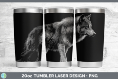 GorgeousWoodland Animals Laser 20oz Tumbler design.