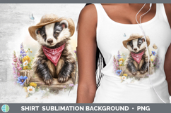 GorgeousWoodland Bandana Summer Shirt design.