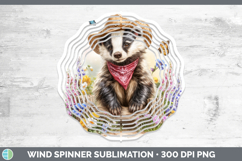 GorgeousWoodland Bandana Summer Wind Spinner design.