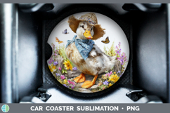 GorgeousWoodland Bandana Summer Car Coaster design.