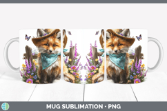 GorgeousWoodland Bandana Summer Mug Wrap design.