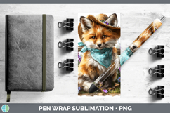 GorgeousWoodland Bandana Summer Pen Wrap design.