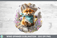 GorgeousWoodland Bandana Summer Wind Spinner design.