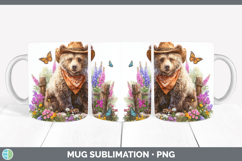 GorgeousWoodland Bandana Summer Mug Wrap design.