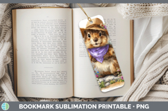 GorgeousWoodland Bandana Summer Bookmark design.