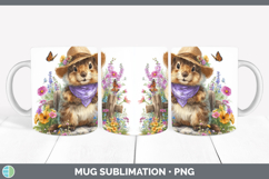 GorgeousWoodland Bandana Summer Mug Wrap design.