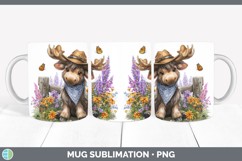 GorgeousWoodland Bandana Summer Mug Wrap design.