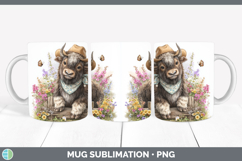 GorgeousWoodland Bandana Summer Mug Wrap design.