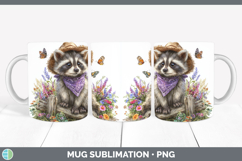 GorgeousWoodland Bandana Summer Mug Wrap design.