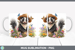 GorgeousWoodland Bandana Summer Mug Wrap design.