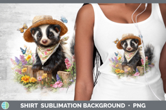 GorgeousWoodland Bandana Summer Shirt design.