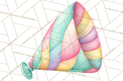 Woodland Birthday Clipart PNG, Watercolor Woodland Animals Product Image 5